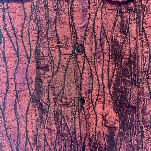 Vintage Y2K Roughrider Wine Red Jacket Medium (missing one button) - Picture 3 of 7